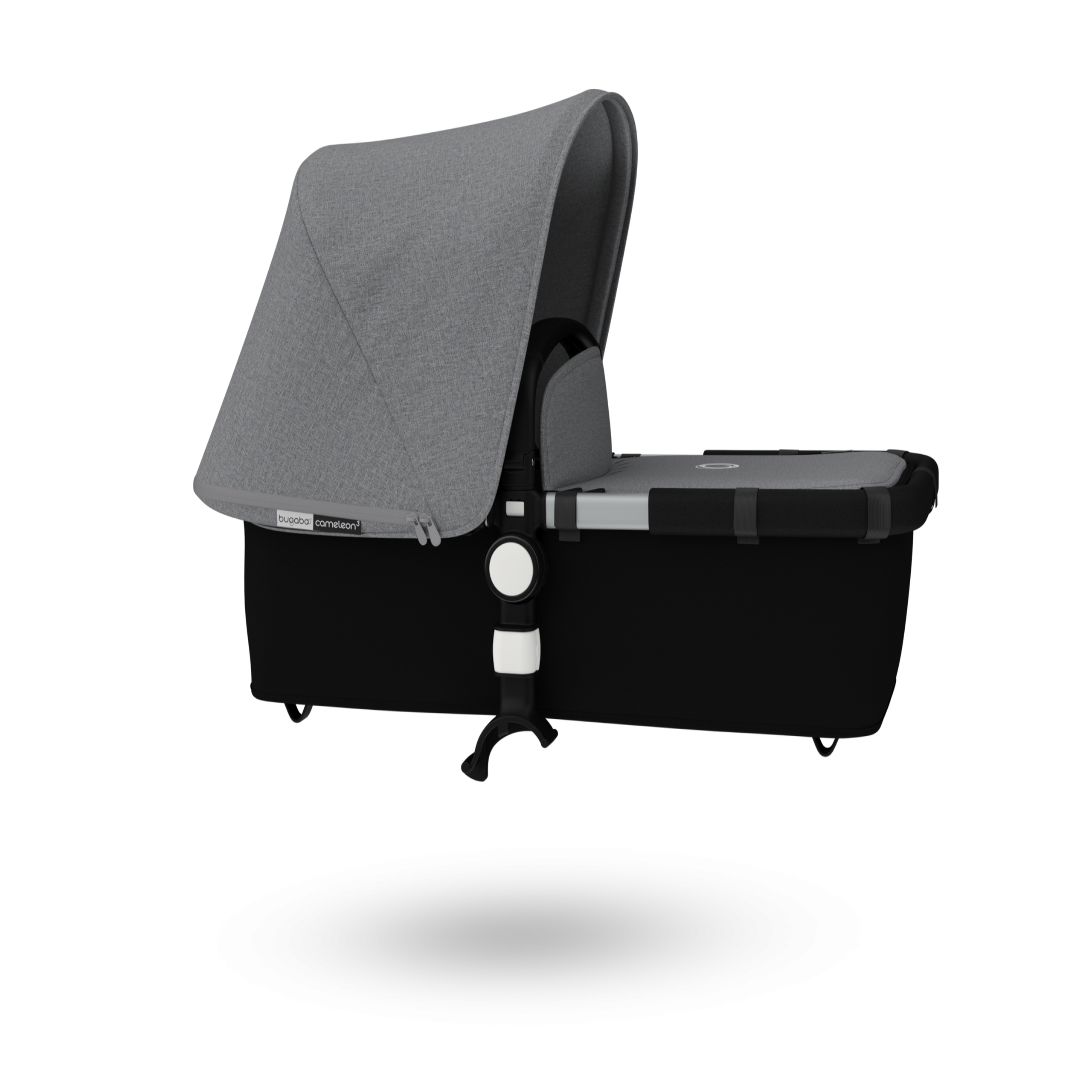 Bugaboo Cameleon3 tailored fabric set GREY MELANGE (ext) - Thumbnail Slide 2 of 8
