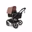 Bugaboo Fox 5 Renew 2-in-1 pushchair black base, heritage black fabrics, dusty pink sun canopy - Thumbnail Slide 2 of 12