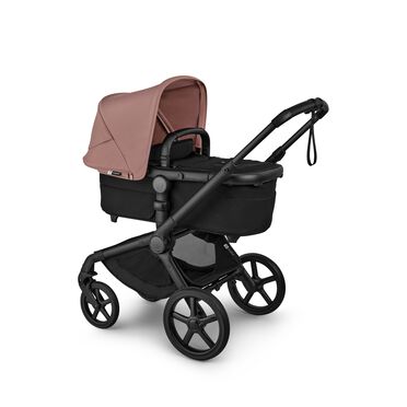 Bugaboo Fox 5 Renew 2-in-1 pushchair black base, heritage black fabrics, dusty pink sun canopy - view 2