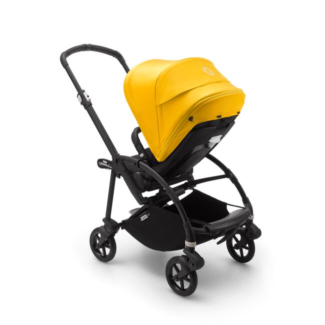 US - B6 bassinet stroller bundle black, black, lemon yellow - Main Image Slide 16 of 17