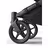 Bugaboo Donkey 5 Mono 2-in-1 stroller graphite base, midnight black fabrics, sunrise red sun canopy - Thumbnail Slide 10 of 11