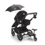 Bugaboo Donkey 5 Mono bassinet and seat stroller graphite base, midnight black fabrics, misty white sun canopy - Thumbnail Slide 13 of 13