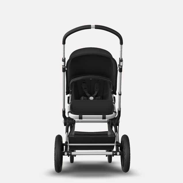 Bugaboo Cameleon 3 Plus seat and carrycot pushchair black sun canopy, black fabrics, aluminium base - Main Image Slide 7 of 8