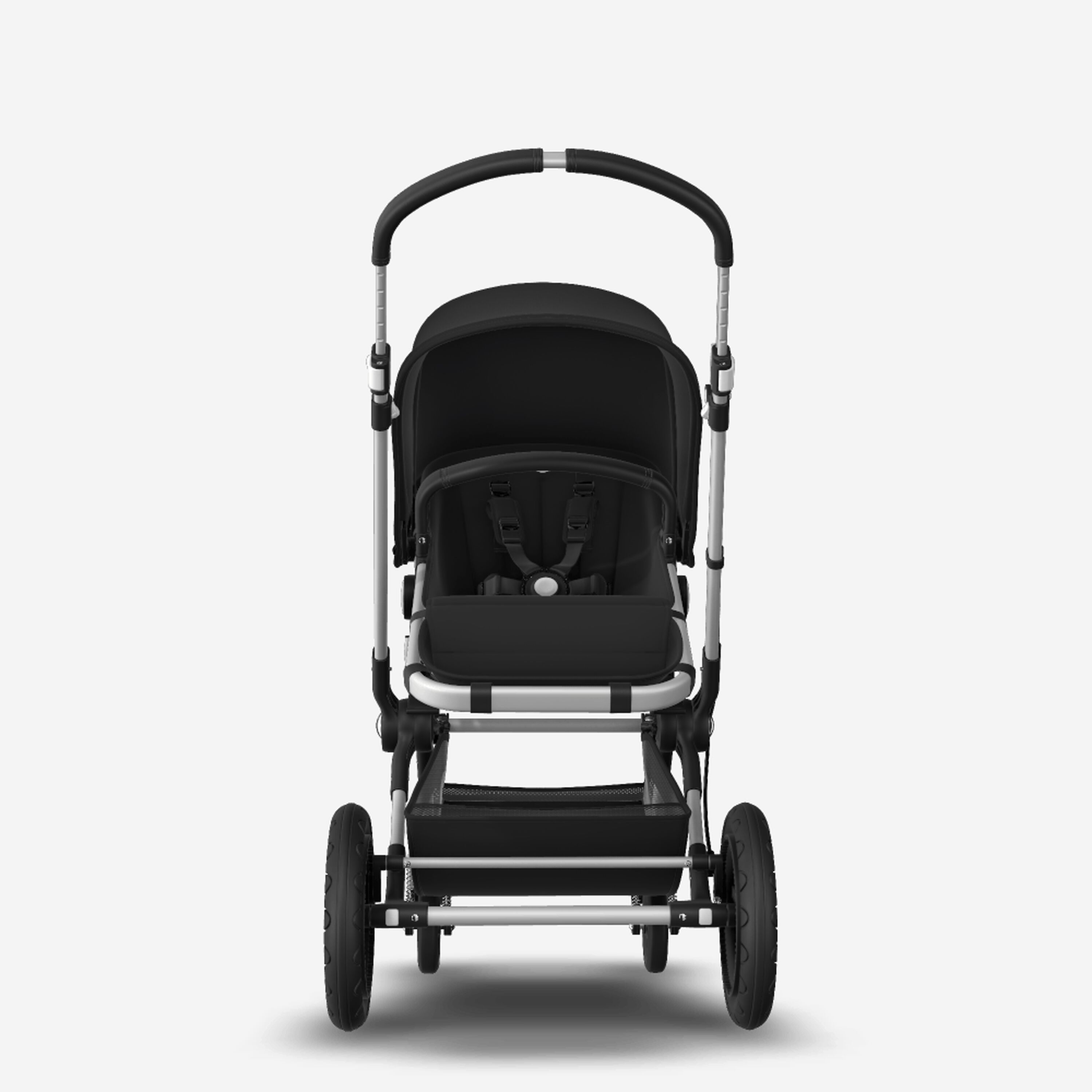 Bugaboo Cameleon 3 Plus seat and carrycot pushchair black sun canopy, black fabrics, aluminium base - Main Modal Image Slide 7 of 8