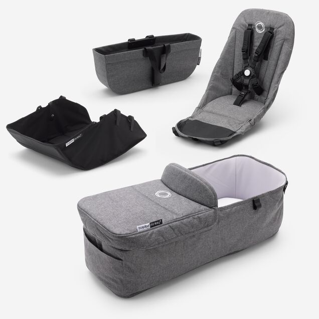 Bugaboo Donkey3 style set GREY MELANGE - Main Image Slide 2 of 2