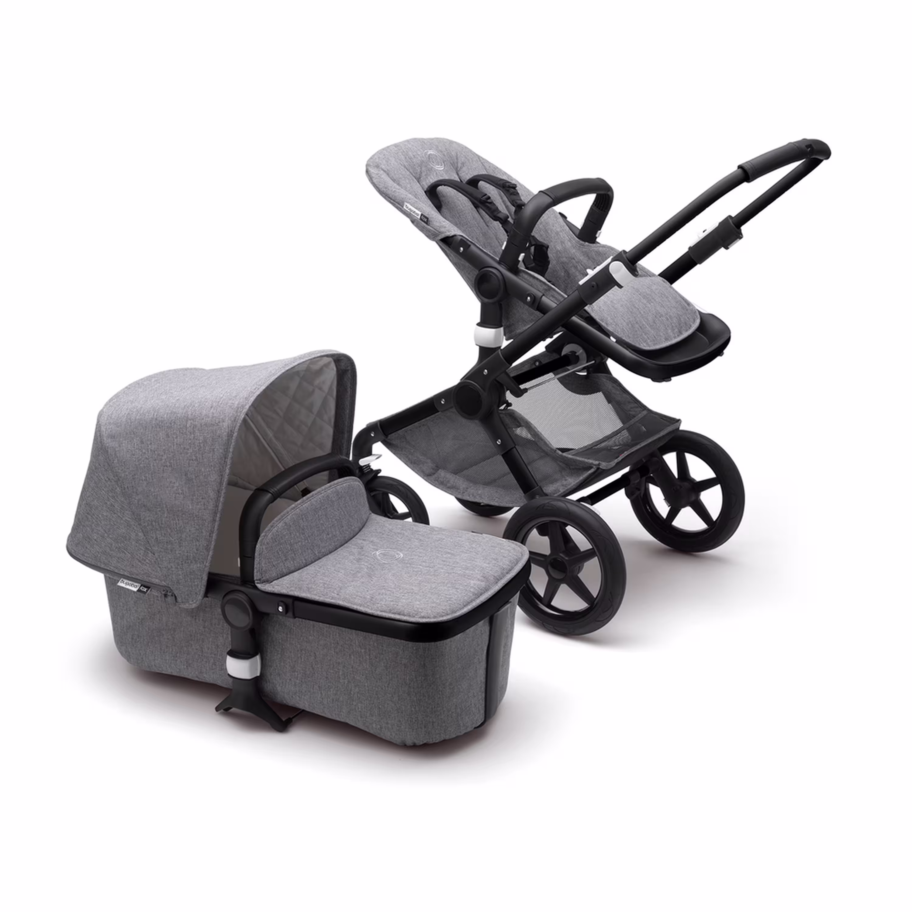Bugaboo Fox Classic complete BLACK/GREY MELANGE - Main Modal Image Slide 2 of 13