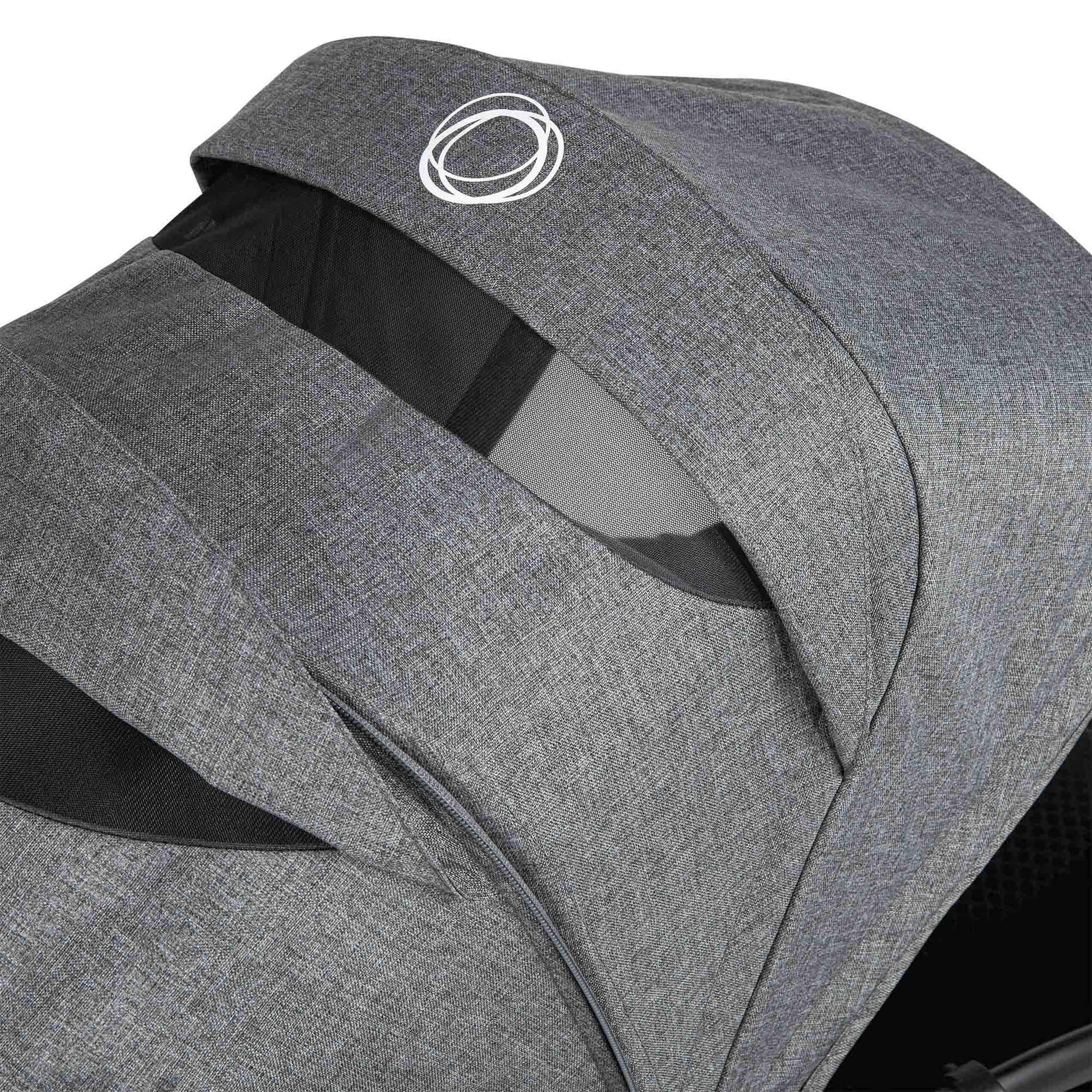 Refurbished Bugaboo Bee6 sun canopy GREY MELANGE - Thumbnail Slide 7 of 23