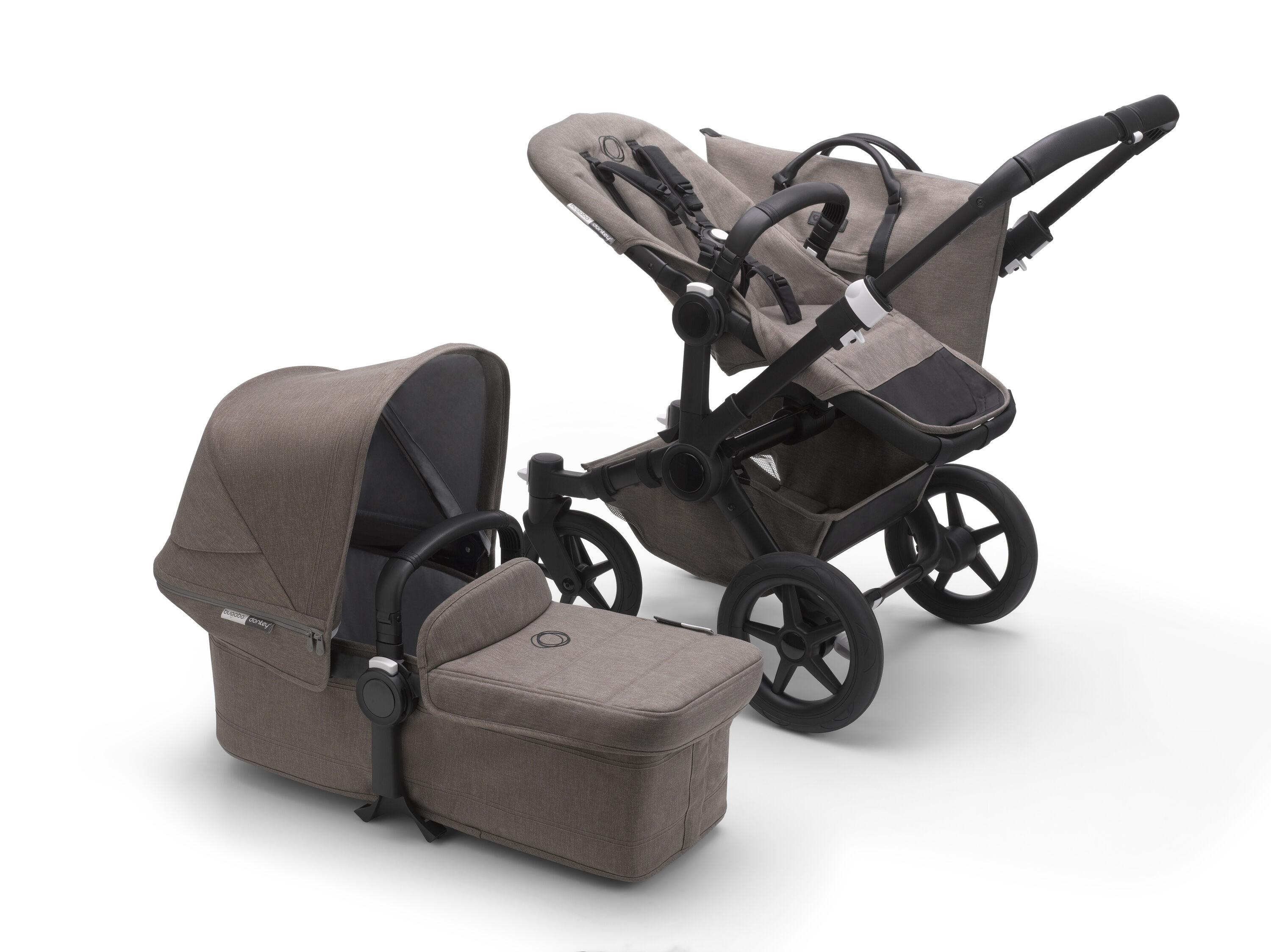 Refurbished Bugaboo Donkey3 Mineral mono complete BLACK/TAUPE - Main Modal Image Slide 4 of 4