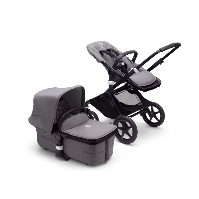 Refurbished Bugaboo Fox 3 complete BLACK/GREY MELANGE-GREY MELANGE - Main Image Slide 3 of 5
