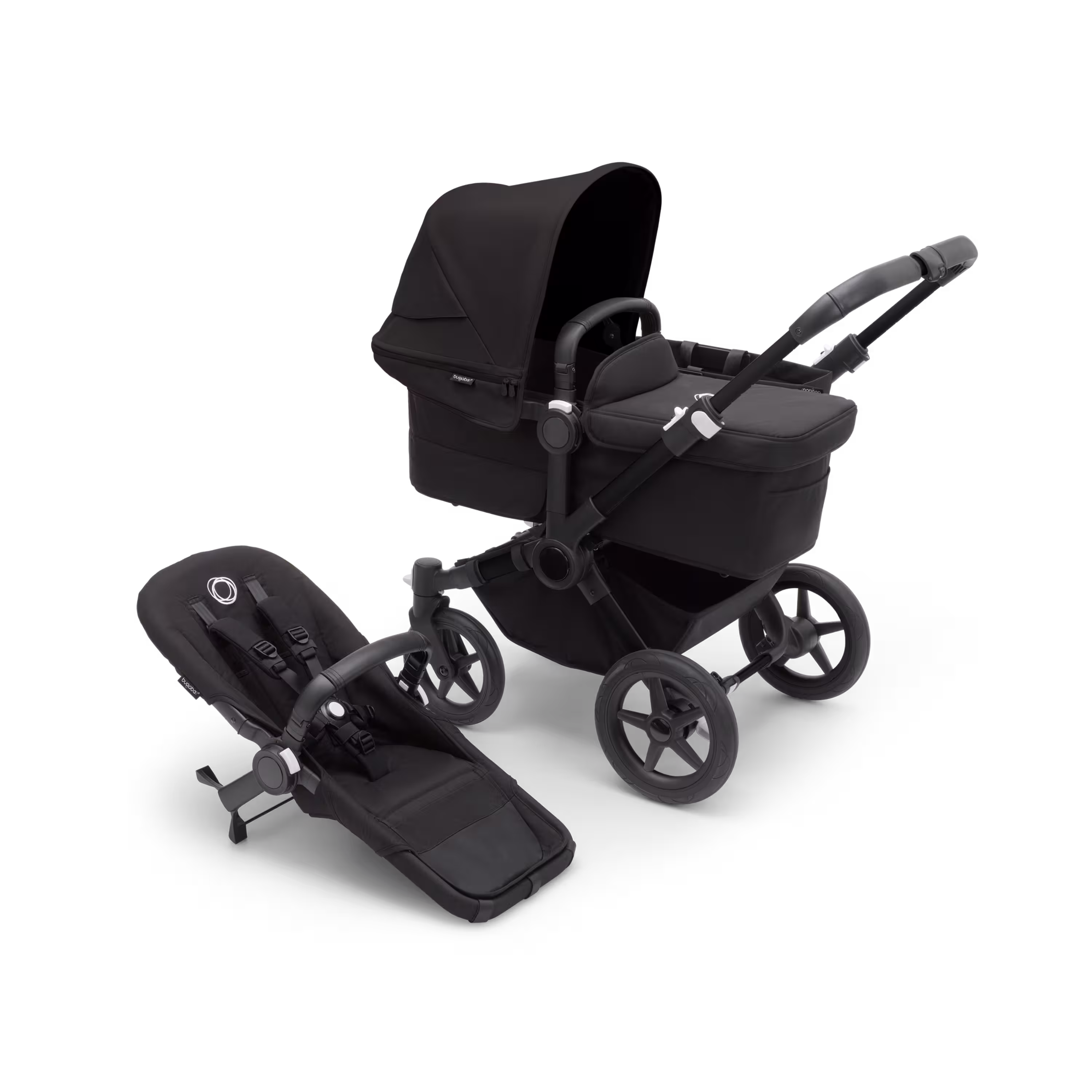 Bugaboo Donkey 5 Mono complete BLACK/MIDNIGHT BLACK-MIDNIGHT BLACK - Main Modal Image Slide 9 of 9