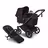 Bugaboo Donkey 6 2-in-1  stroller black base, cocoa brown fabrics, cocoa brown sun canopy - Thumbnail Slide 1 of 8