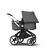 Bugaboo Fox 2 seat and carrycot pushchair grey melange sun canopy, grey melange fabrics, aluminium chassis - Thumbnail Slide 4 of 10
