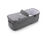 Refurbished Bugaboo donkey3 carrycot fabric complete GREY MELANGE - Thumbnail Slide 2 of 2