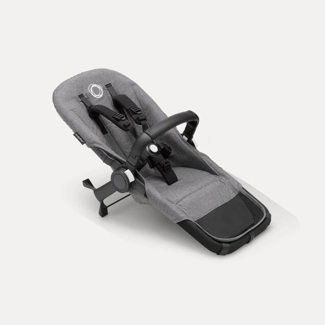 Bugaboo Donkey 5 Duo extension set RW fabric US GREY MÉLANGE - Main Image Slide 1 of 2