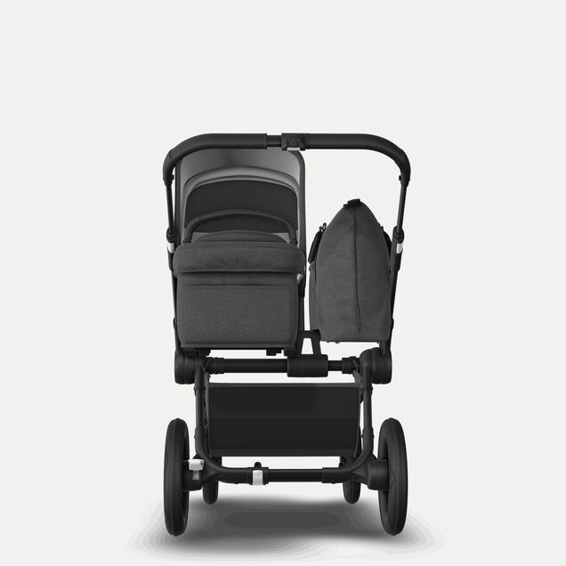 Bugaboo Donkey 5 Mono 2-in-1 stroller black base, mineral washed black fabrics, mineral washed black sun canopy - Main Image Slide 3 of 11