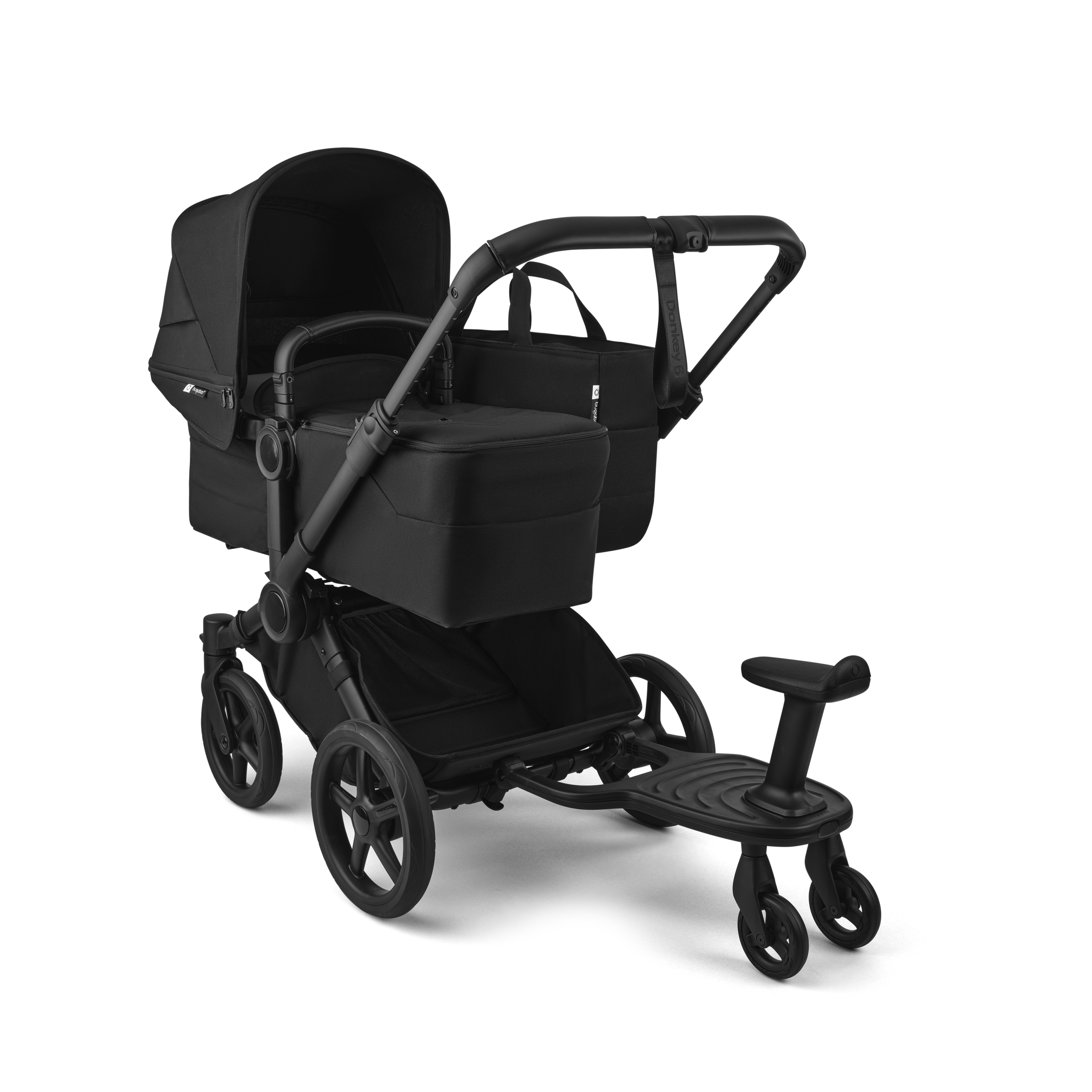 Bugaboo Donkey 6 2-in-1  pushchair black base, heritage black fabrics, heritage black sun canopy - Thumbnail Slide 10 of 10