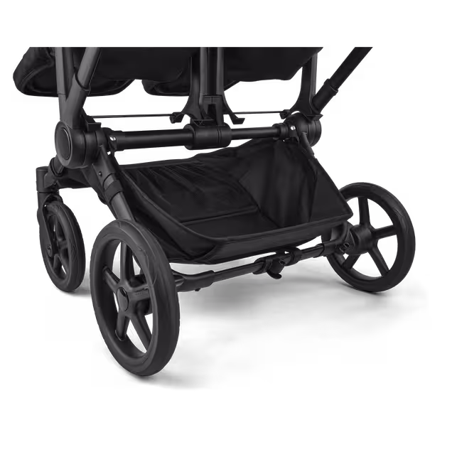 Bugaboo Donkey 6 double stroller black base, moon grey fabrics, moon grey sun canopy - Main Image Slide 5 of 9