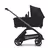 RBLU Bugaboo Dragonfly bassinet and seat stroller graphite base, midnight black fabrics, midnight black sun canopy - Thumbnail Slide 3 van 10