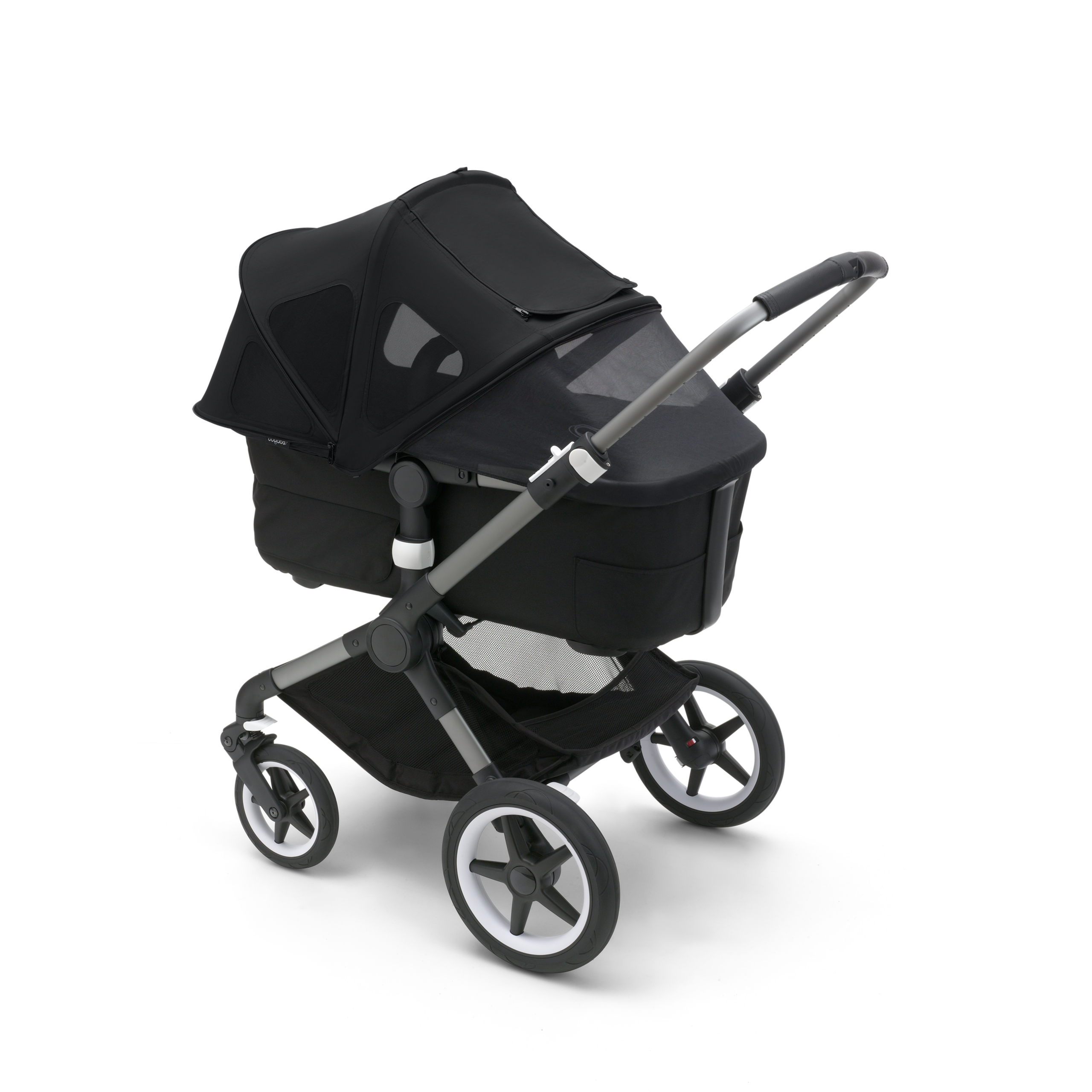 Bugaboo Fox/Cameleon3/Lynx breezy sun canopy MIDNIGHT BLACK - Thumbnail Slide 4 of 5
