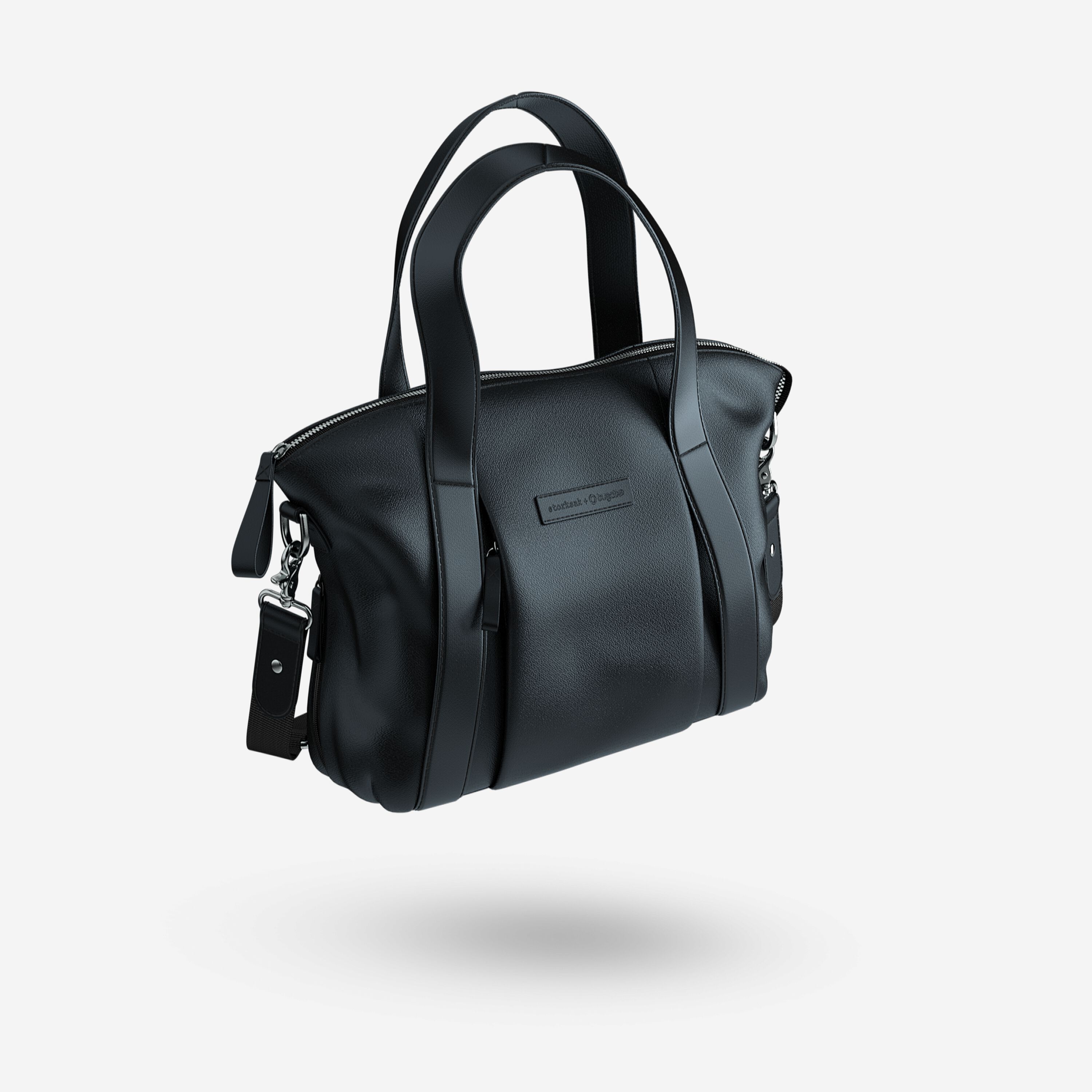 Refurbishehd storksak + Refurbished Bugaboo leather bag BLACK - Main Modal Image Slide 3 of 8