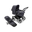 Refurbished Bugaboo Donkey 5 Mono complete GRAPHITE/STORMY BLUE-STORMY BLUE