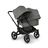 Bugaboo Donkey 5 Duo double stroller black base, forest green fabrics, forest green sun canopy - Thumbnail Slide 1 of 11