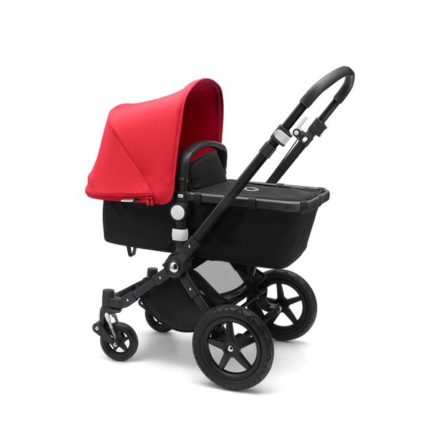 Carrito Bugaboo Cameleon 3 Plus con silla y capazo Capota roja, fundas