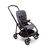Bugaboo Bee 6 bassinet and seat stroller black sun canopy, grey mélange fabrics, black base - Thumbnail Slide 4 of 6
