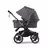 Bugaboo Donkey 5 Duo double stroller graphite base, grey mélange fabrics, grey mélange sun canopy - Thumbnail Slide 2 of 11