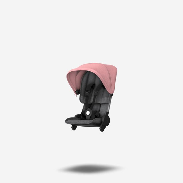 Bugaboo Ant style set complete GREY MELANGE-PINK MELANGE - Main Image Slide 5 of 6