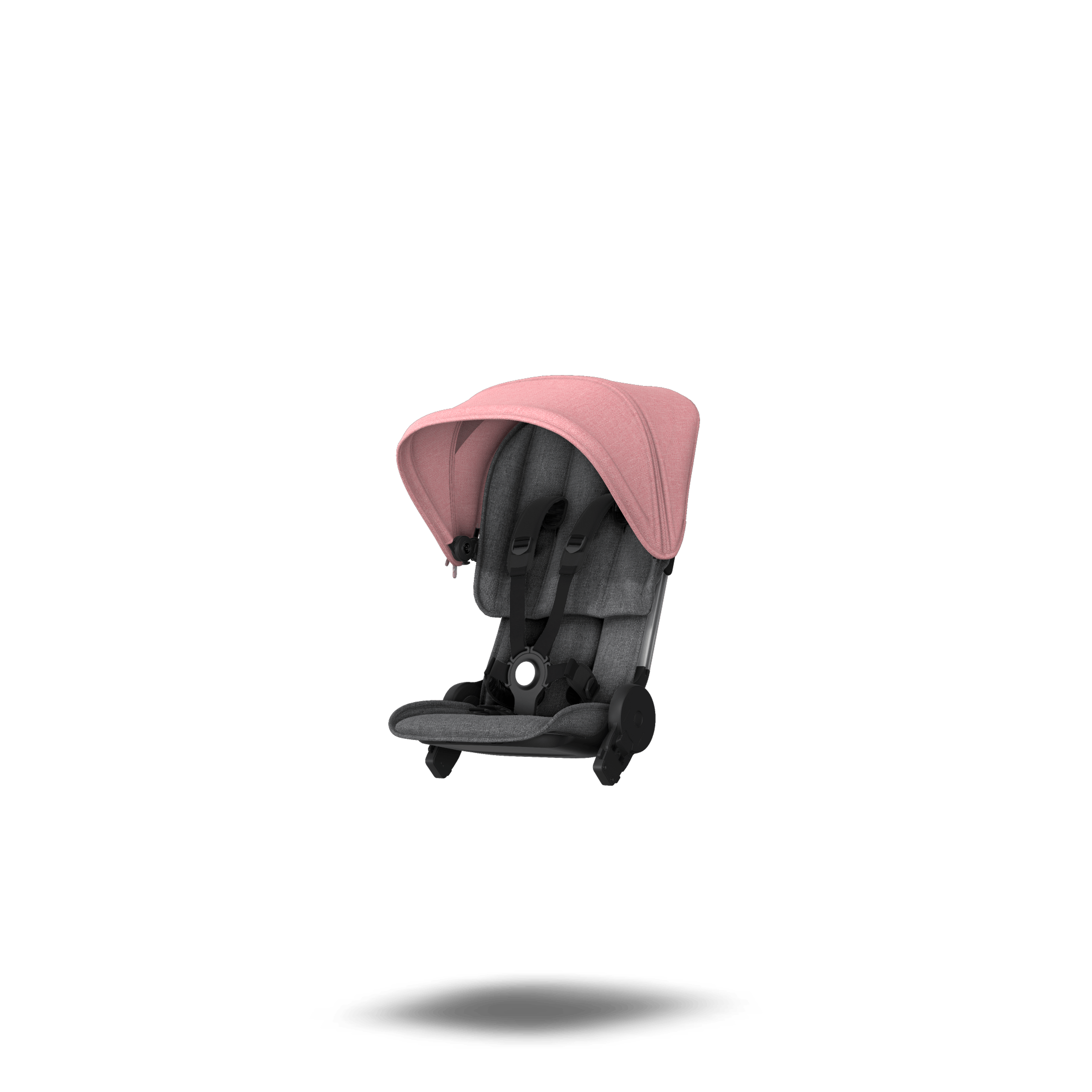 Bugaboo Ant style set complete ASIA GREY MELANGE-PINK MELANG - Thumbnail Slide 5 of 6
