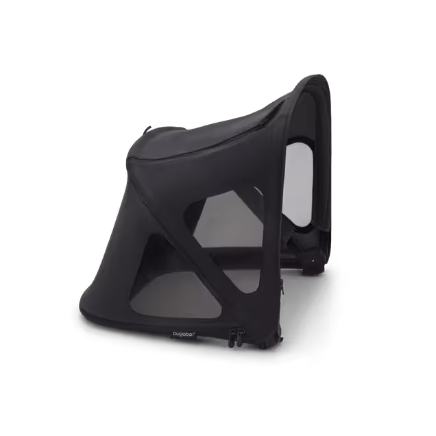 Refurbished Bugaboo Fox/Cameleon3/Lynx breezy sun canopy v2 MIDNIGHT BLACK - Main Image Slide 1 of 1