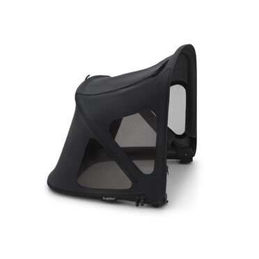 Refurbished Bugaboo Fox/Cameleon3/Lynx breezy sun canopy v2 MIDNIGHT BLACK