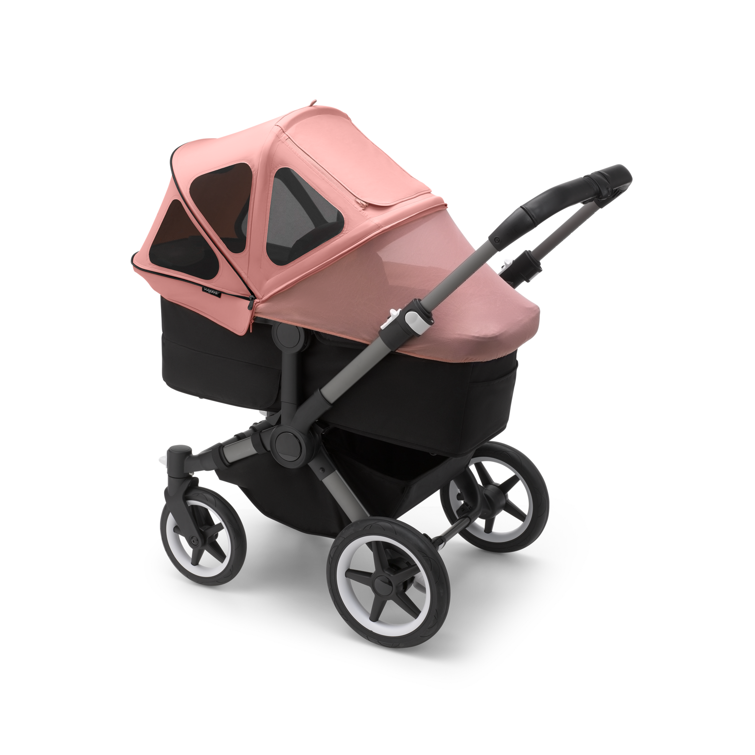 Bugaboo Donkey breezy sun canopy RW fabric NA MORNING PINK - Thumbnail Slide 4 of 4