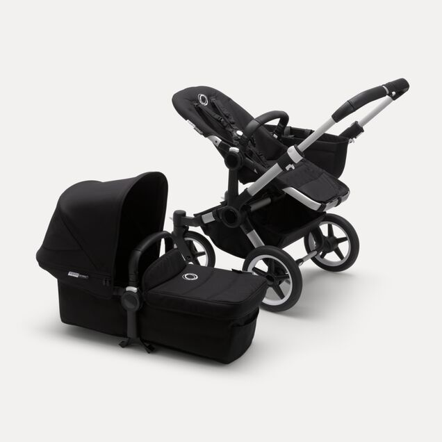 Refurbished Bugaboo Donkey3 mono complete ALU/BLACK-BLACK - Main Image Slide 1 of 10