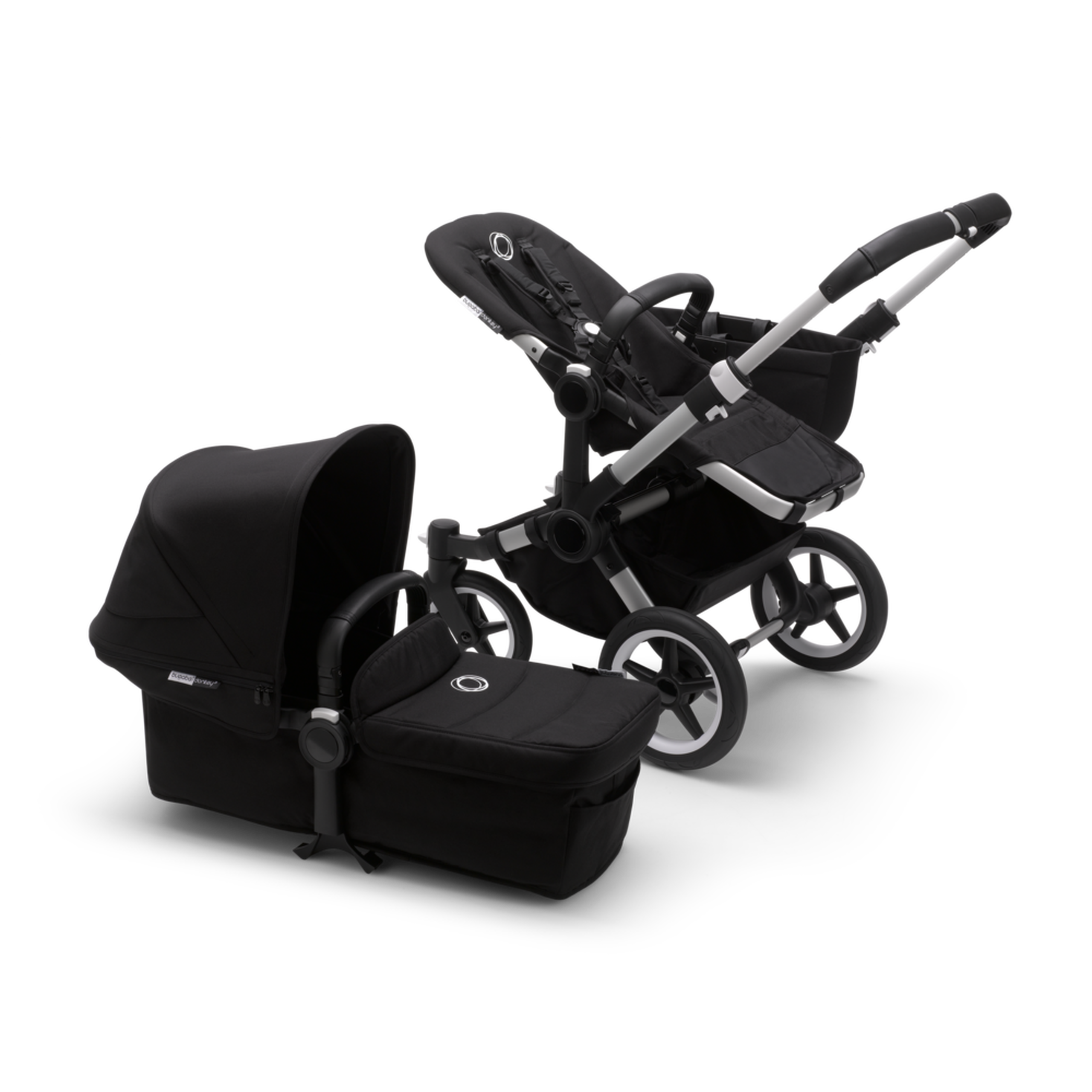 Refurbished Bugaboo Donkey3 mono complete ALU/BLACK-BLACK - Thumbnail Slide 1 van 10