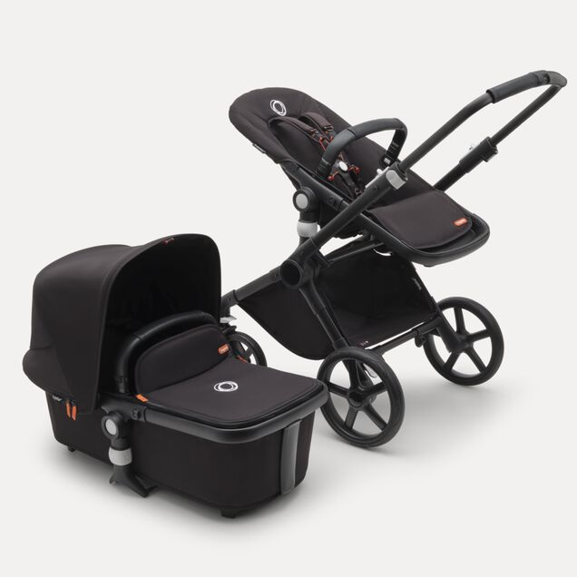 Refurbished Bugaboo Fox Cub complete UK BLACK/MIDNIGHT BLACK-MIDNIGHT BLACK - Main Image Slide 1 of 1