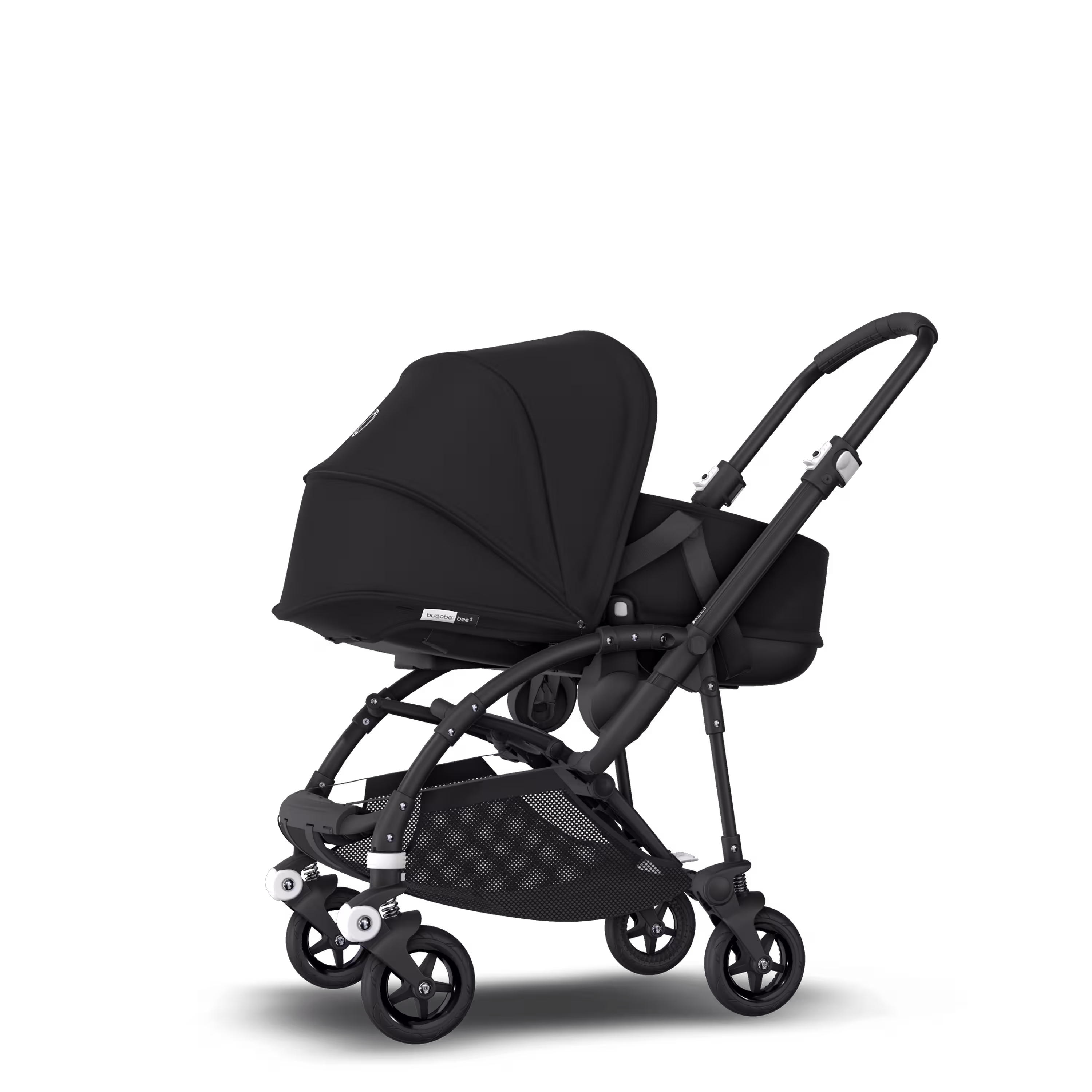 Bugaboo Bee 5 travel system black sun canopy, black fabrics, black base - Main Modal Image Slide 4 of 16