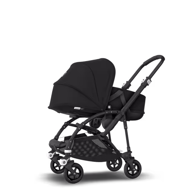 Bugaboo Bee 5 travel system black sun canopy, black fabrics, black base - Main Image Slide 4 of 16