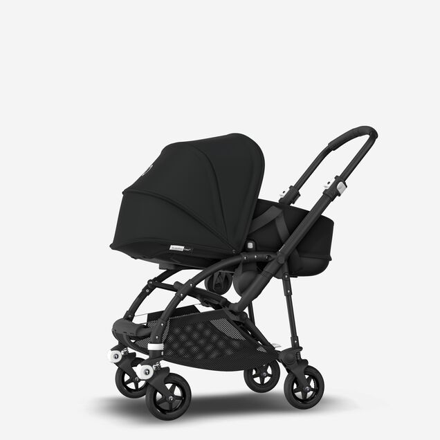 Bugaboo Bee 5 travel system black sun canopy, black fabrics, black base - Main Image Slide 4 of 16