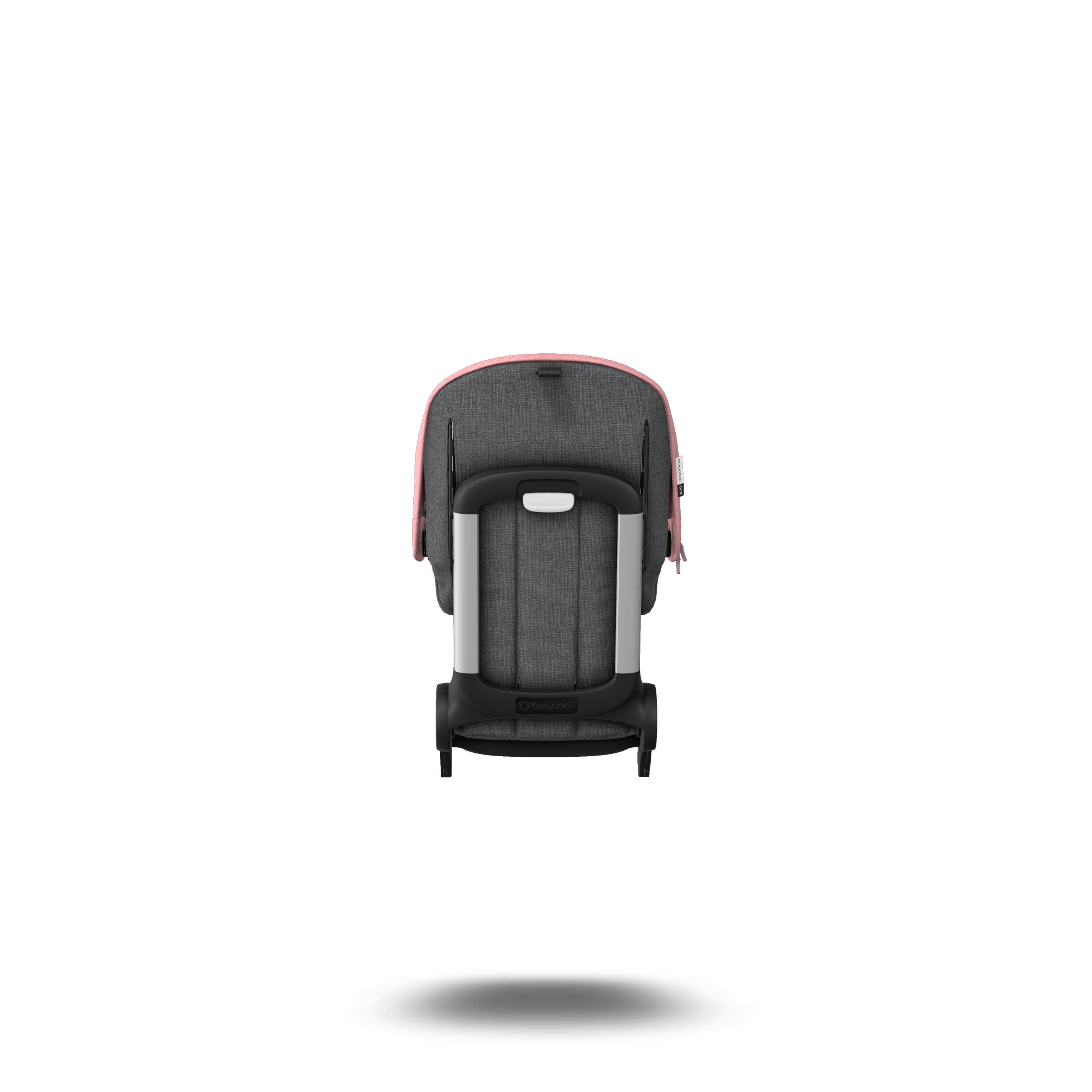 Refurbished Bugaboo Ant style set complete GREY MELANGE-PINK MELANGE - Thumbnail Slide 3 van 7