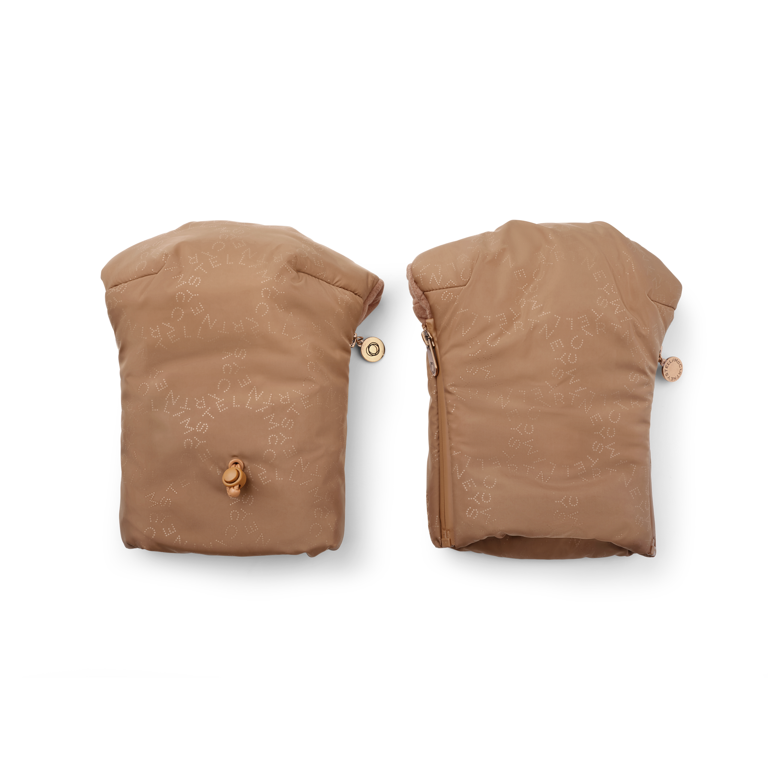Bugaboo X StellaMcCartney mittens TOBACCO BROWN - Thumbnail Slide 3 of 6