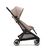 Bugaboo Butterfly travel stroller black base, desert taupe fabrics, desert taupe sun canopy - Thumbnail Slide 2 of 13