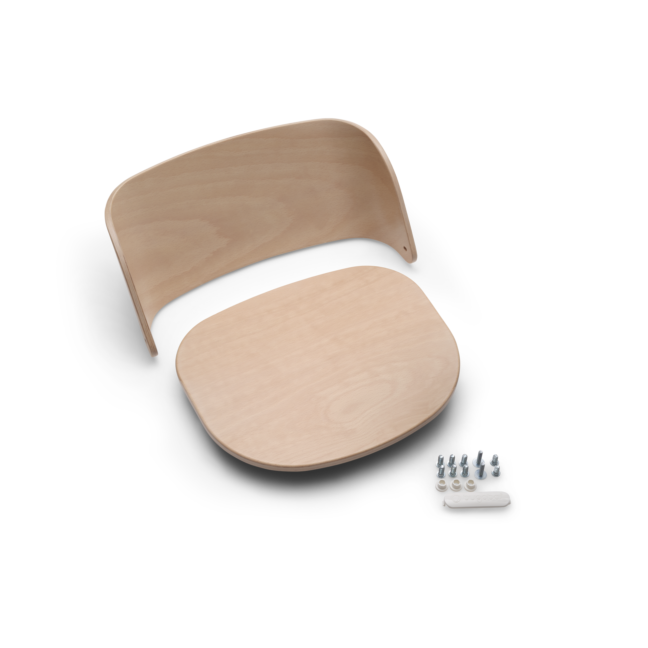 Bugaboo Giraffe seat & back rest NEUTRAL WOOD - Thumbnail Slide 2 of 2
