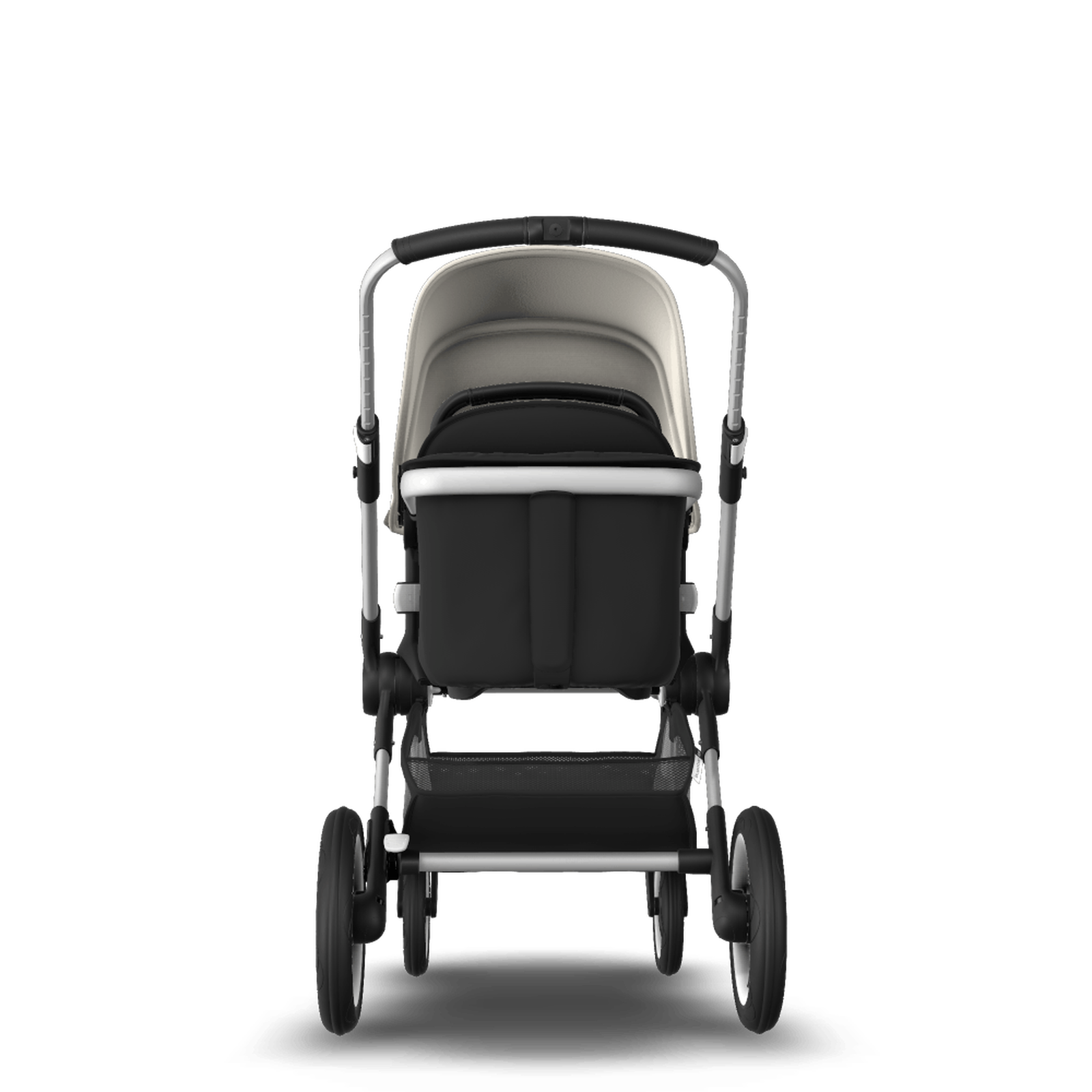 EU - Bugaboo Fox stroller bundle alu black fresh white