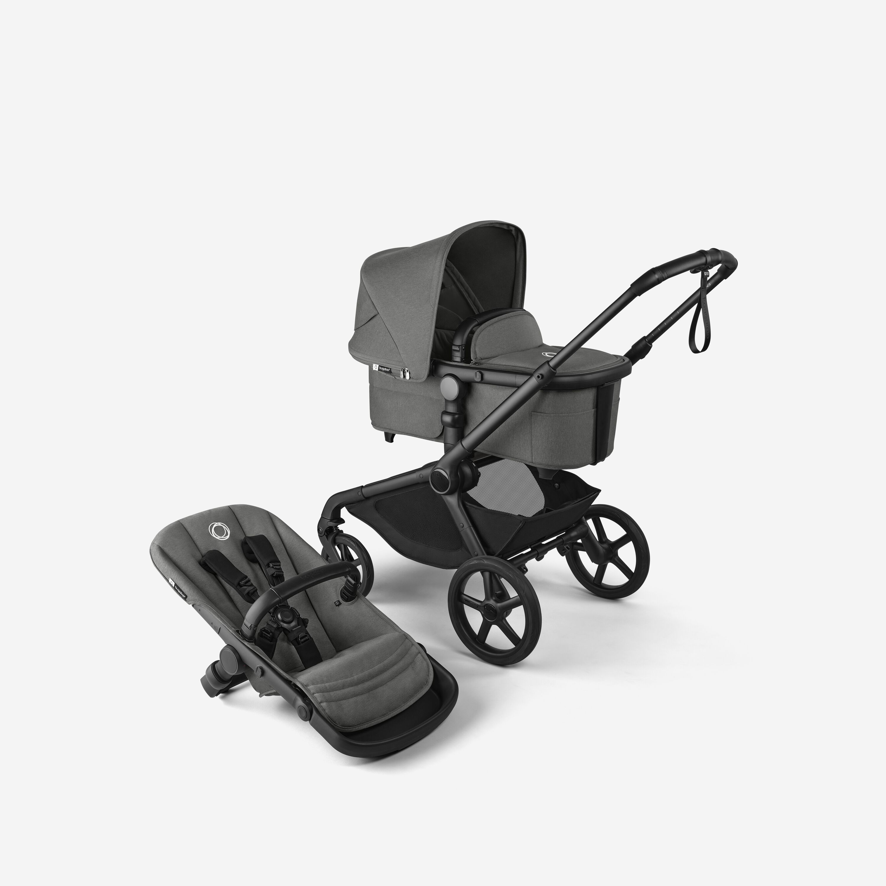 Bugaboo Kangaroo complete US BLACK/MOON GREY-MOON GREY - Main Modal Image Slide 1 of 1