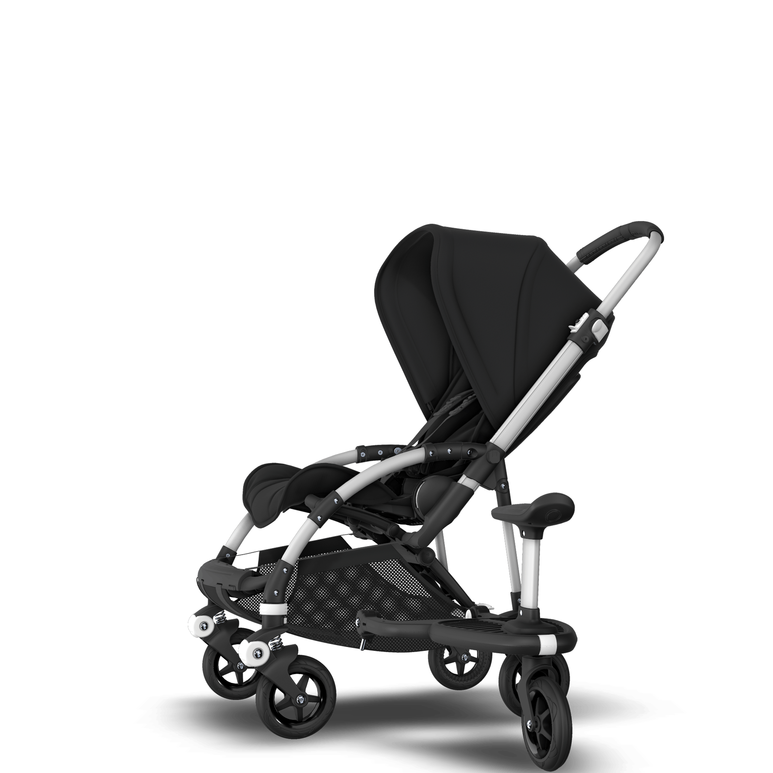 Bugaboo Bee5 Seat stroller sit and stand black sun canopy, black