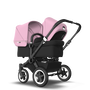 US - D2D stroller bundle black, black, soft pink - Thumbnail Slide 1 of 3