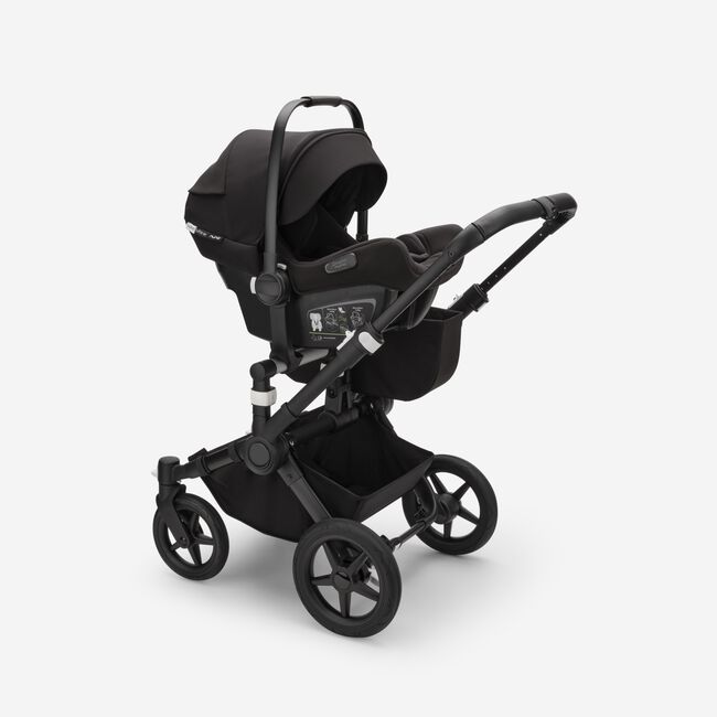 Bugaboo Donkey 5 Mono and seat stroller サンライズ・レッド・サン・キャノピー