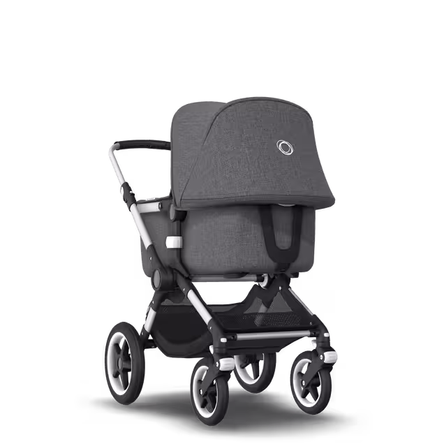 Refurbished Bugaboo Fox complete ALU/GREY MELANGE-GREY MELANGE - Main Image Slide 1 of 6
